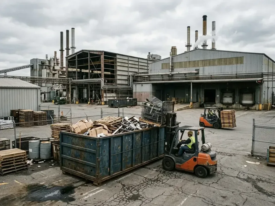 industrial-factory-scrap-conta-003 — frequently asked questions, Cheap Roll-off Dumpster Rentals in Miamisburg, OH